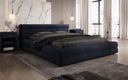 Designer gestoffeerd bed Velana Fluweel met opbergruimte