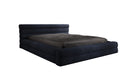 Designer gestoffeerd bed Velana Fluweel met opbergruimte