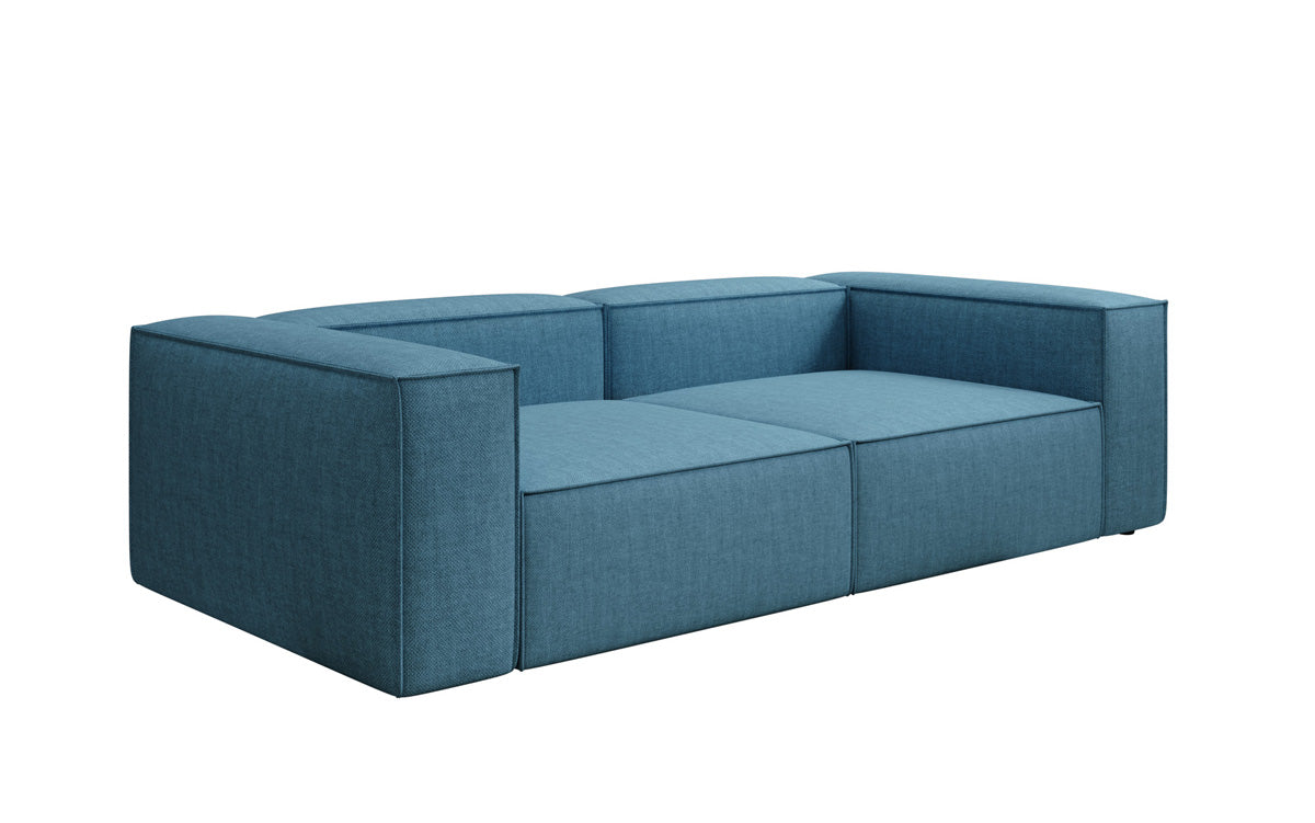 Designbank Lesley 3-zits in linnen-look