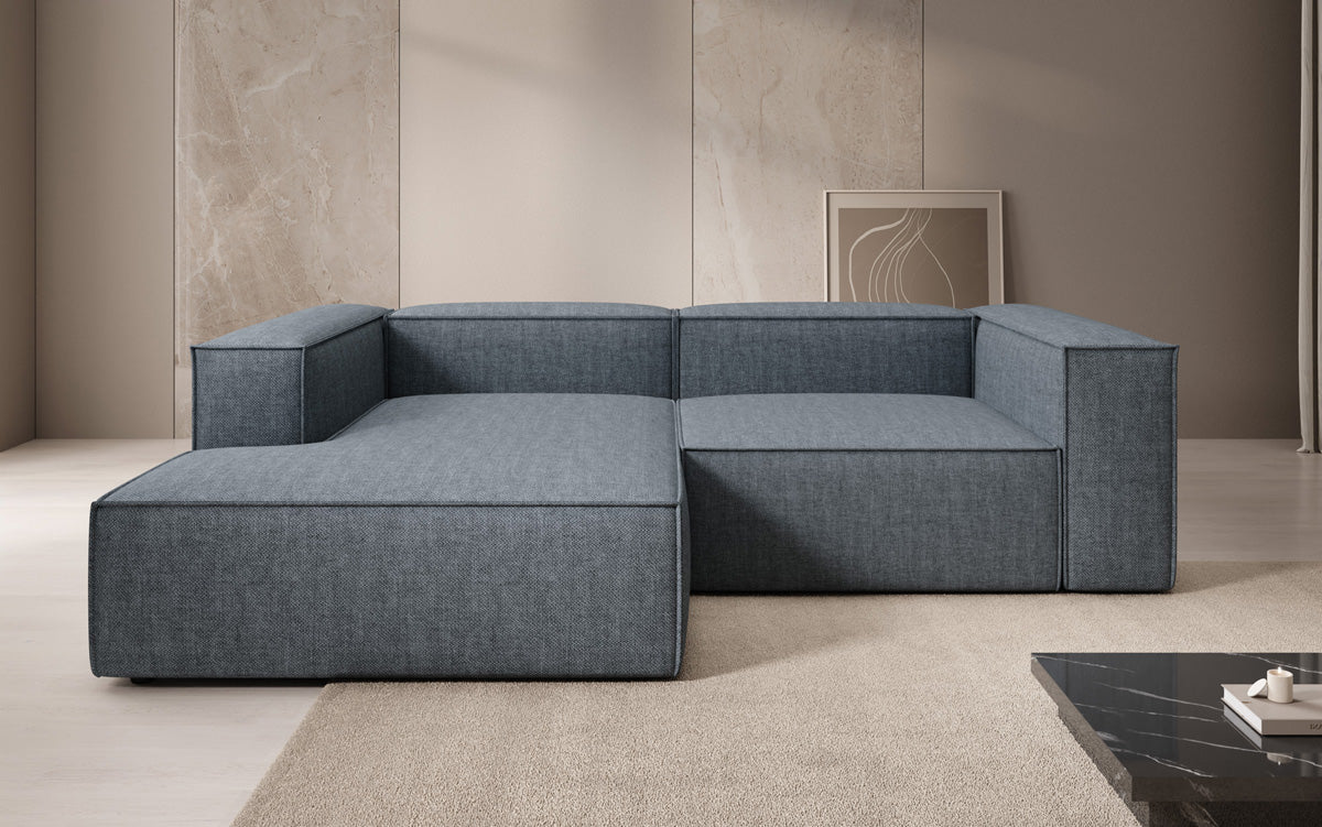 Designer hoekbank Lesley Mini in linnenlook