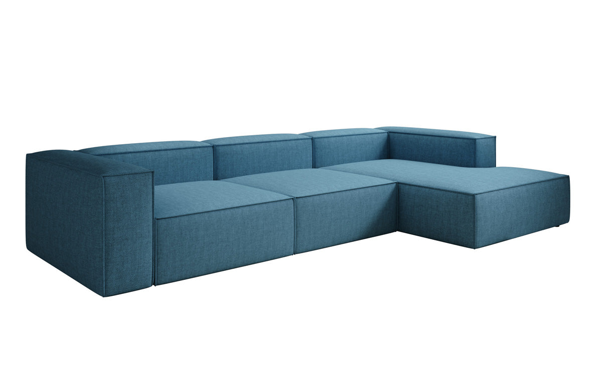 Design hoekbank Lesley in linnen-look
