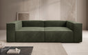 Designer Sofa Lesley 3 Sitzer in Samt