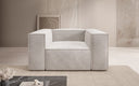 Designer Sofa-Sessel Lesley in Samt