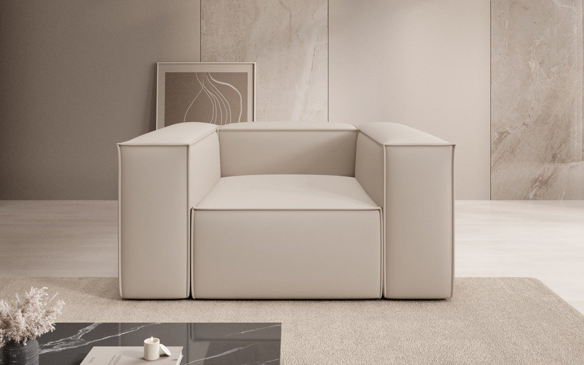 Designer Sofa-Sessel Lesley in Stof