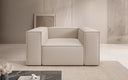 Canapé fauteuil Lesley en Tissu