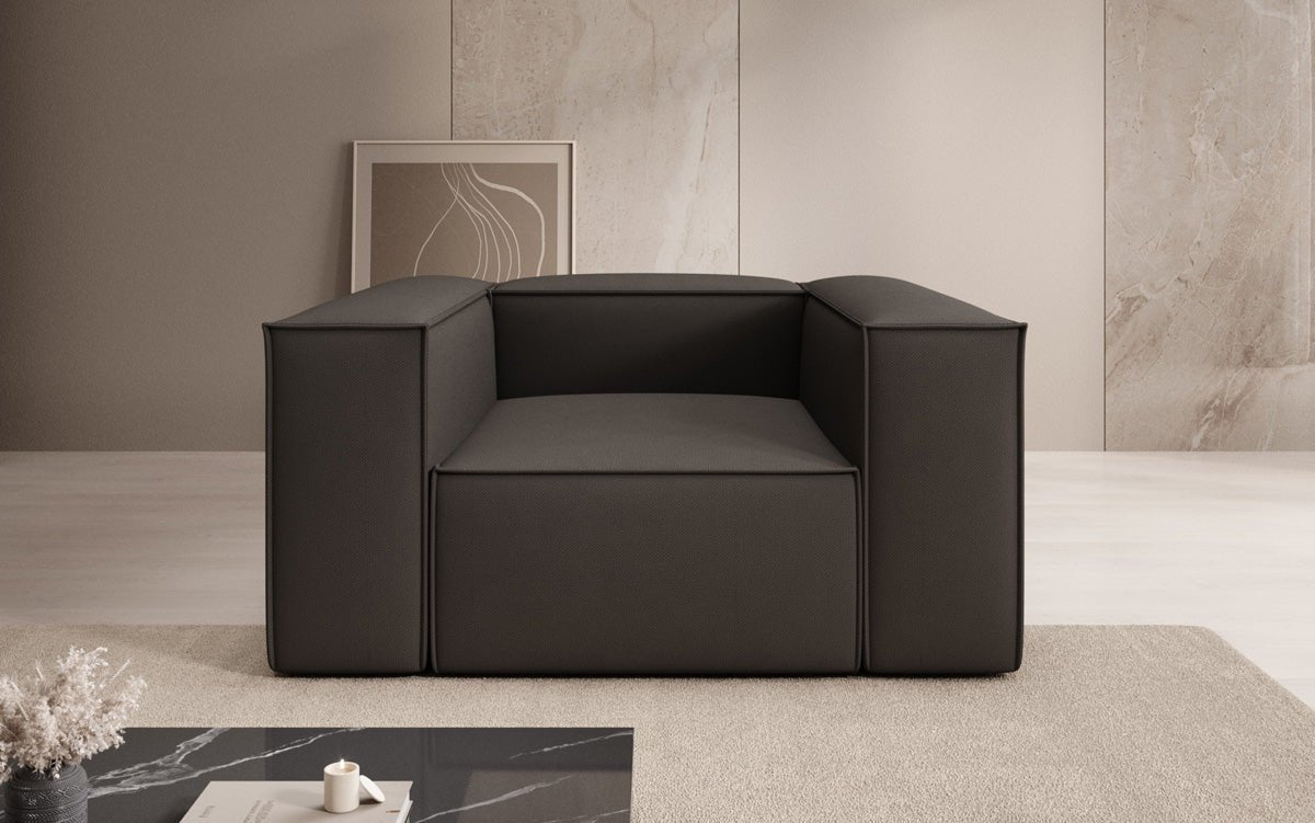 Designer Sofa-Sessel Lesley in Stof