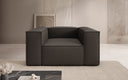 Canapé fauteuil Lesley en Tissu