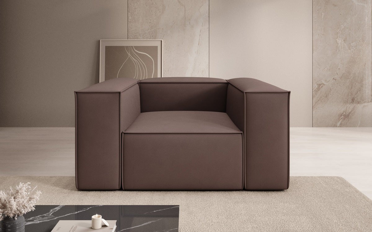 Designer Sofa-Sessel Lesley in Stof