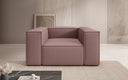 Canapé fauteuil Lesley en Tissu