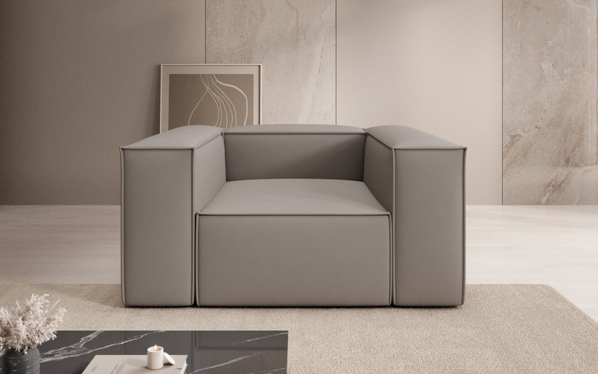 Designer Sofa-Sessel Lesley in Stof