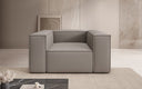 Canapé fauteuil Lesley en Tissu