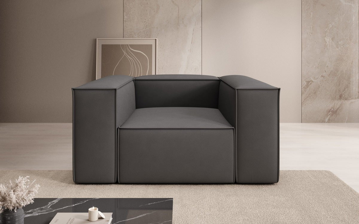 Designer Sofa-Sessel Lesley in Stof
