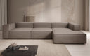 Designer Ecksofa Lesley in Echtleder