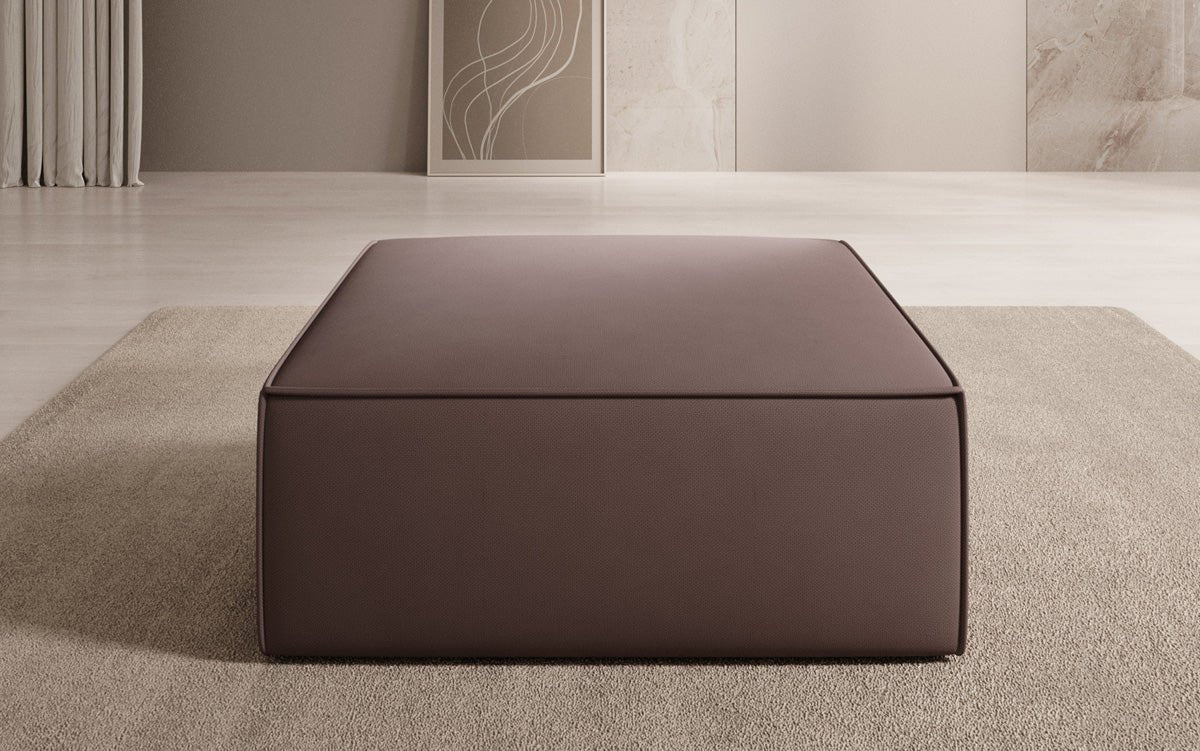 Beistellhocker Lesley en Tissu