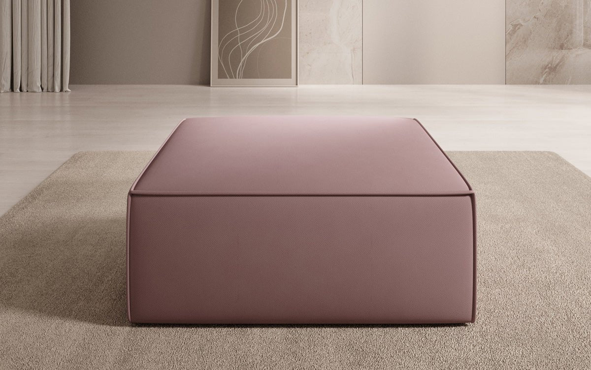 Beistellhocker Lesley en Tissu