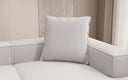 Coussin décoratif Lesley 60x60 en Bouclé