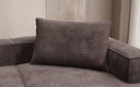 Coussin décoratif Lesley 45x80 en Côtelé