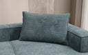 Coussin décoratif Lesley 45x80 en Côtelé