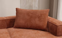 Coussin décoratif Lesley 45x80 en Côtelé