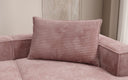 Coussin décoratif Lesley 45x80 en Côtelé