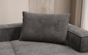 Coussin décoratif Lesley 45x80 en Côtelé