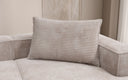 Coussin décoratif Lesley 45x80 en Côtelé