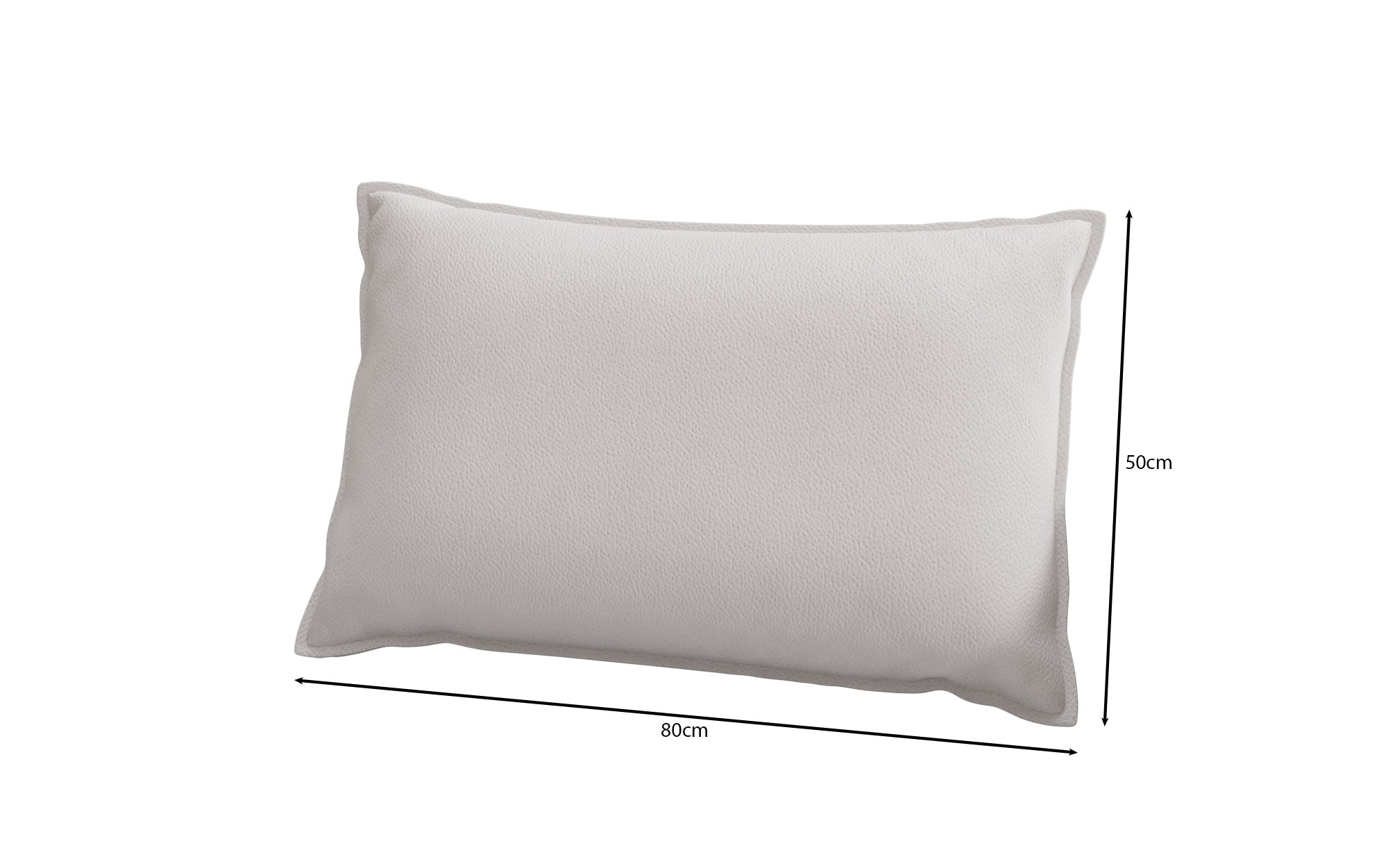 sierkussen Lesley 45x80 in echt leer