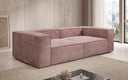Designer Sofa Lesley 3-zits in Ribstof