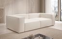 Canapé design Lesley 3 places en tissu texturé