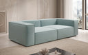Canapé design Lesley 3 places en tissu texturé