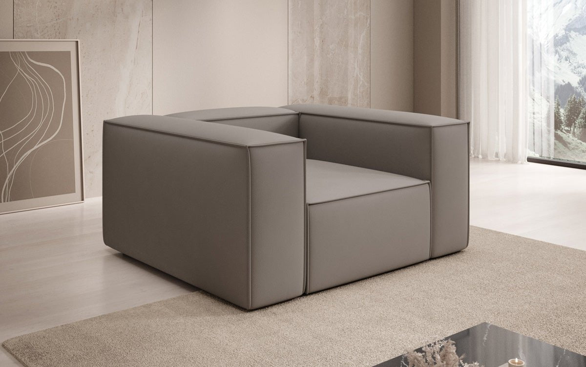 Designer Sofa-Sessel Lesley in Stof