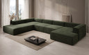 Canapé design Lesley U XXL en Velours