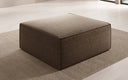 Tabouret d’appoint Lesley en tissu texturé