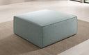 Tabouret d’appoint Lesley en tissu texturé