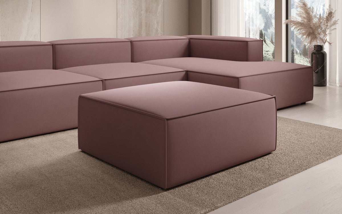 Beistellhocker Lesley en Tissu