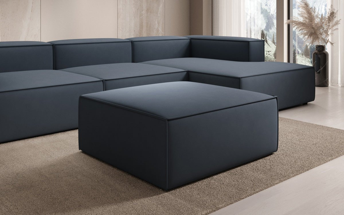 Beistellhocker Lesley en Tissu