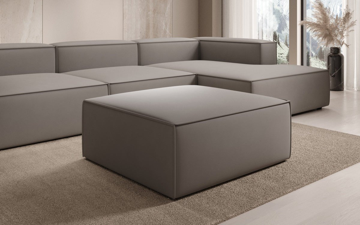 Beistellhocker Lesley en Tissu