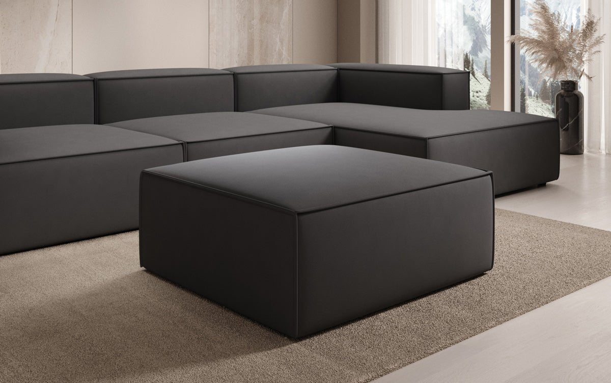 Beistellhocker Lesley en Tissu