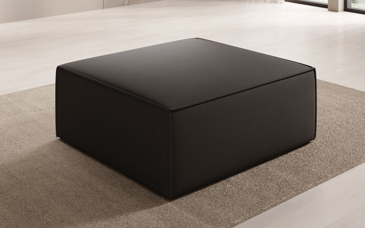 Beistellhocker Lesley en Tissu