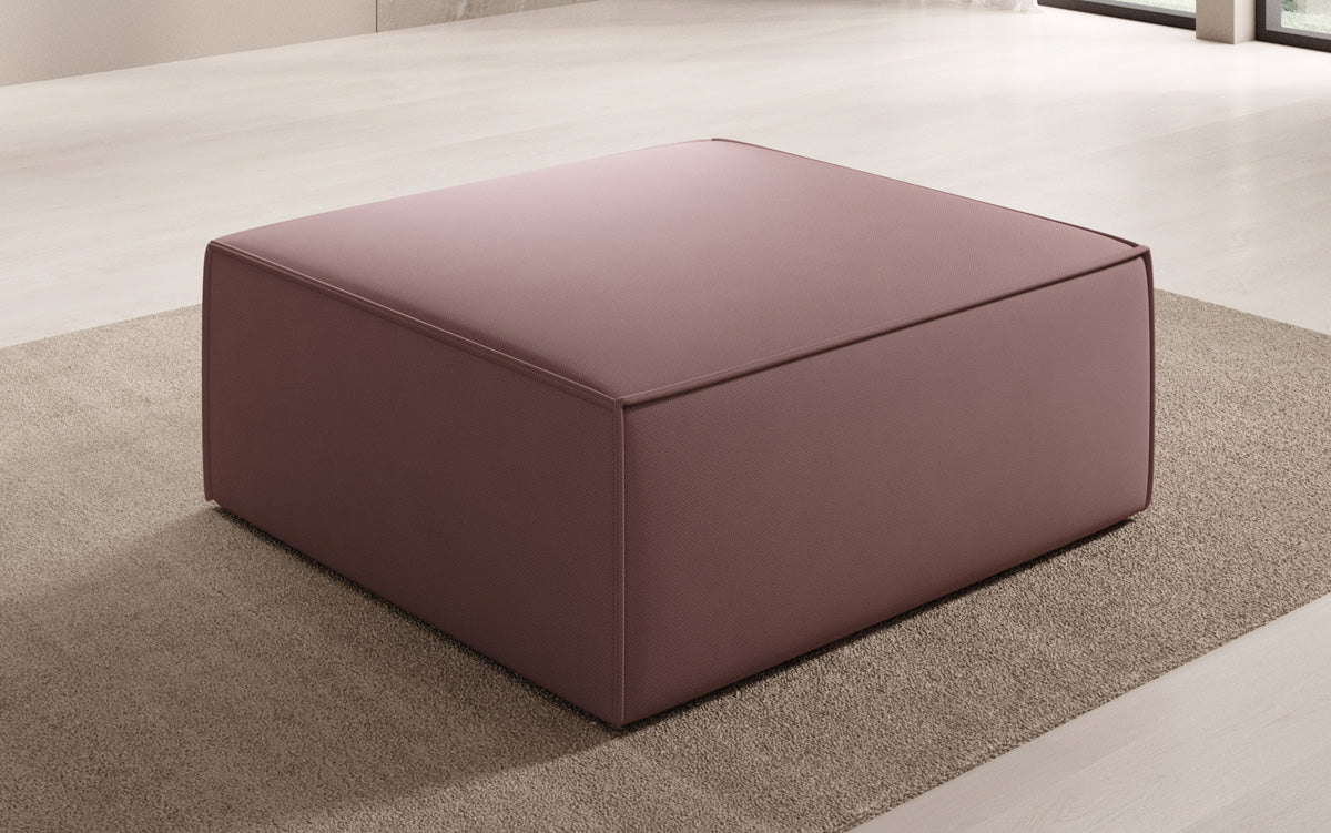 Beistellhocker Lesley en Tissu