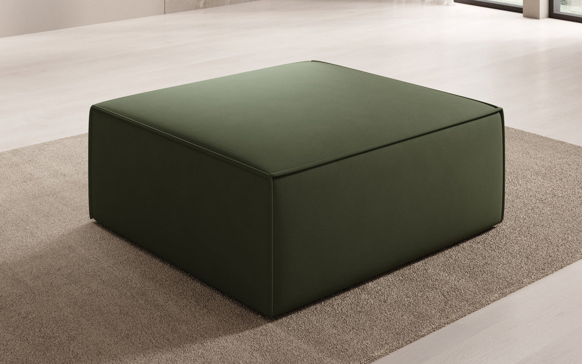 Beistellhocker Lesley en Tissu