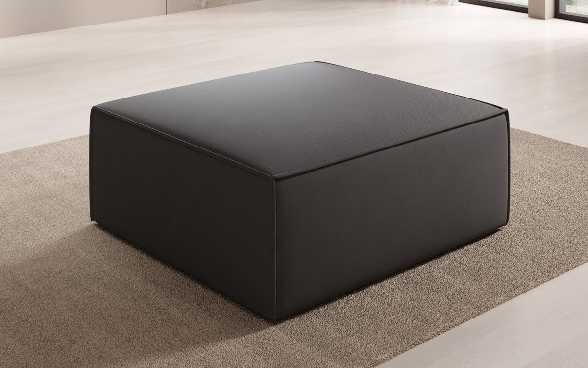 Beistellhocker Lesley en Tissu