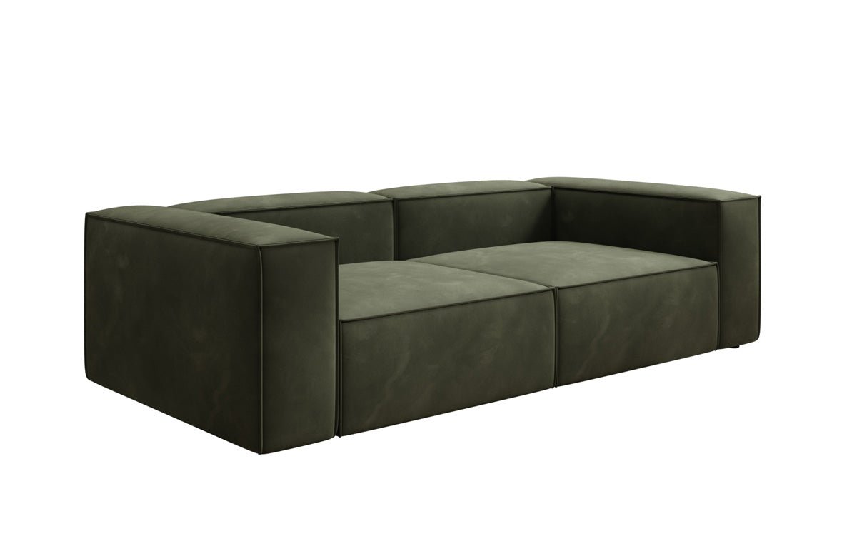 Designbank Lesley 3-zits in Fluweel