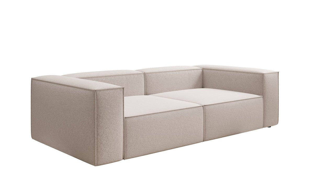 Designer Sofa Lesley 3 Sitzer in Strukturstoff