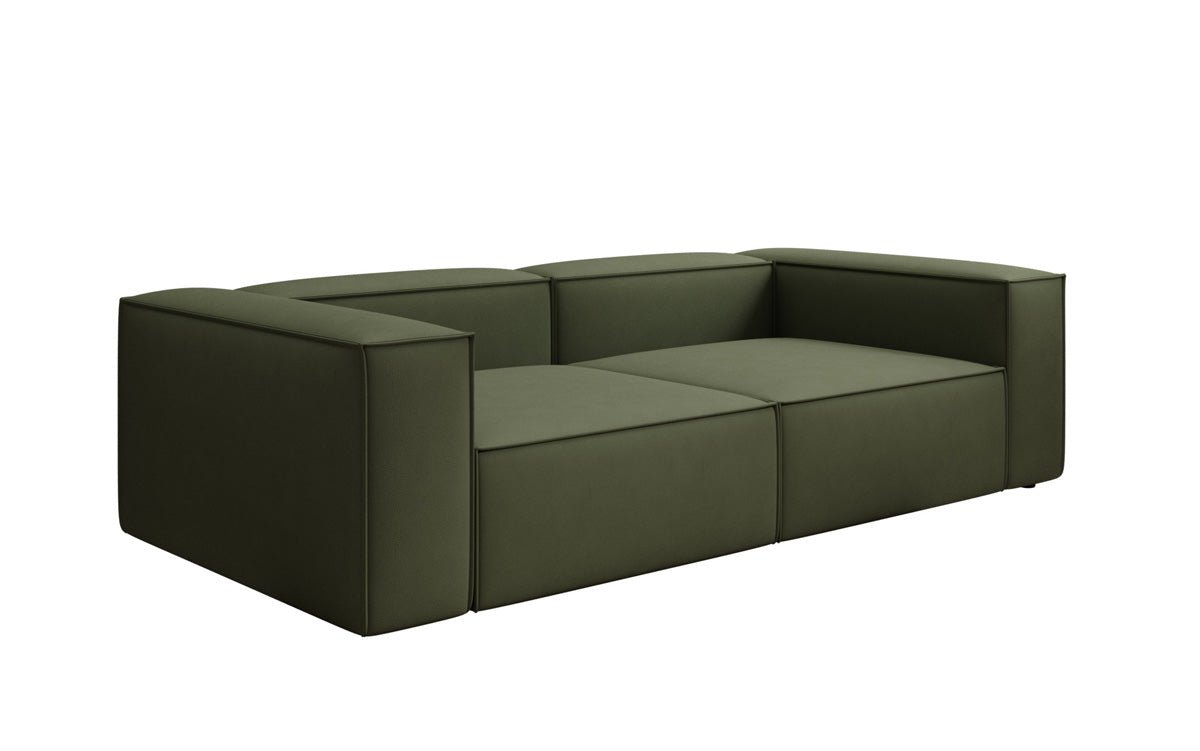 Designerbank Lesley 3-zits in Stof