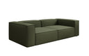 Designerbank Lesley 3-zits in Stof