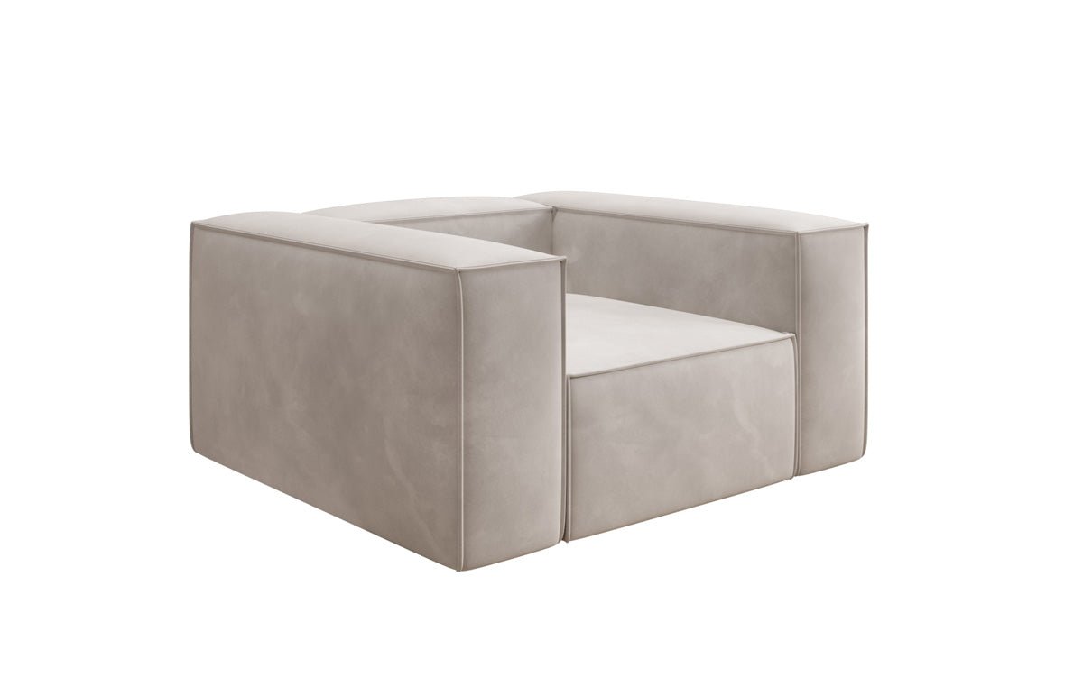 Designer bank-fauteuil Lesley in Fluweel