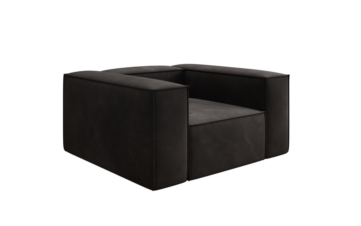 Designer bank-fauteuil Lesley in Fluweel