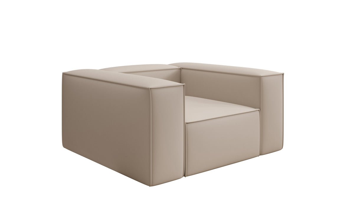Designer Sofa-Sessel Lesley in Stof