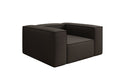 Canapé fauteuil Lesley en Tissu